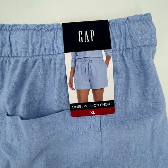 Gap Women's Linen Blend Shorts NWT, Sz. XL - Picture 4 of 9